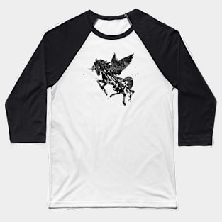 Winged Unicorn Baseball T-Shirt